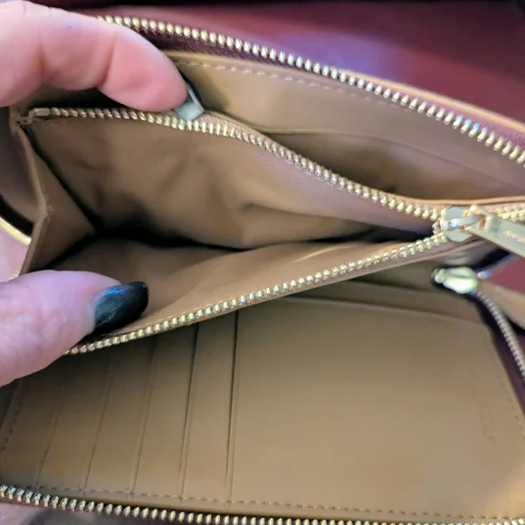 Coach Pink and Brown Wallet medium ID zip - Picture 10 of 13
